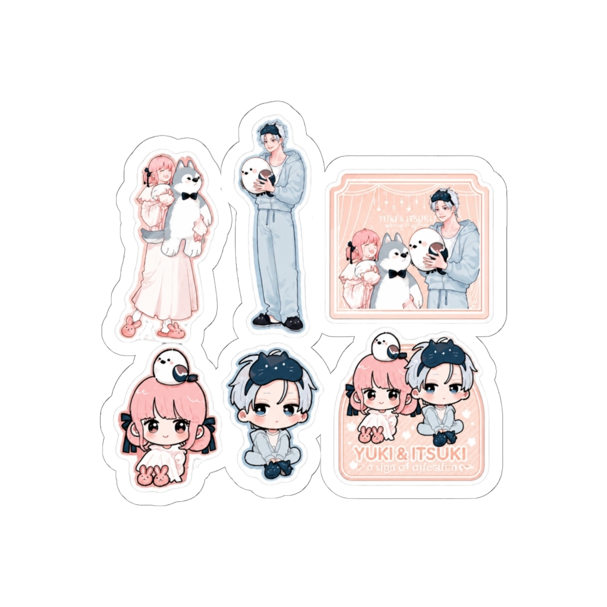 SaleLimitedPre-ownedPre-orderBack-orderOrder Closed"Yubisaki to Renren" Sticker Setcoly1,430 JPY | A Sign of Affection - alternate angle 2, merchandise